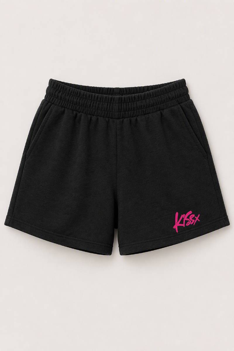 Signature Sweat Shorts in Black
