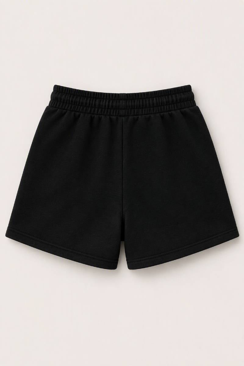Signature Sweat Shorts in Black