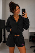 Signature Sweat Shorts in Black