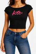 Stylish Off The Shoulder Ribbed Crop Top