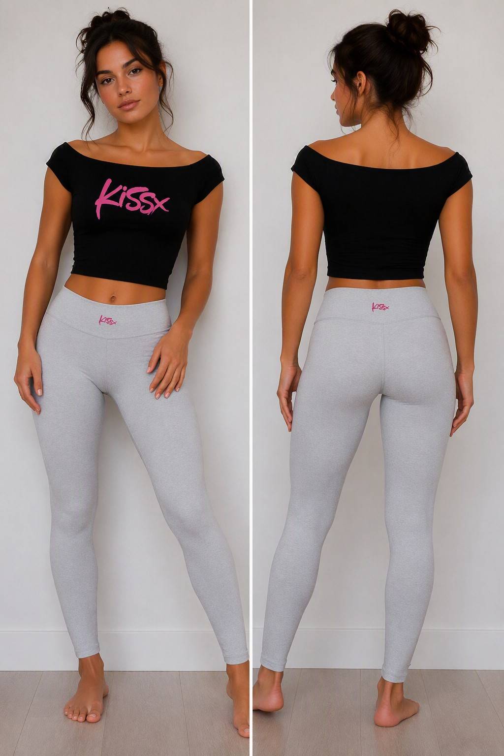 Leggings in Heather Grey