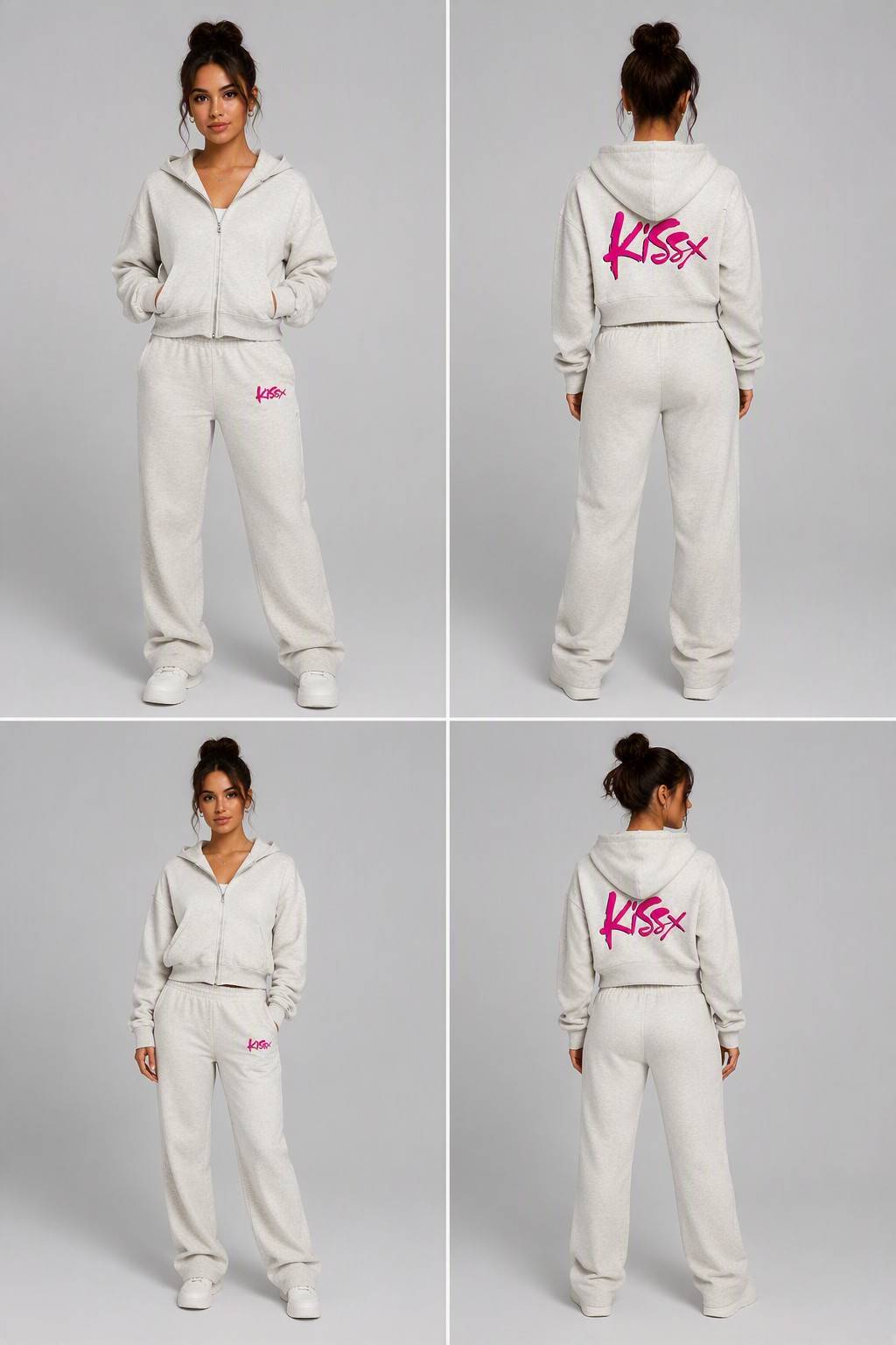 Sweat Pants in Heather Grey