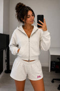 Sweat Shorts in Heather Grey