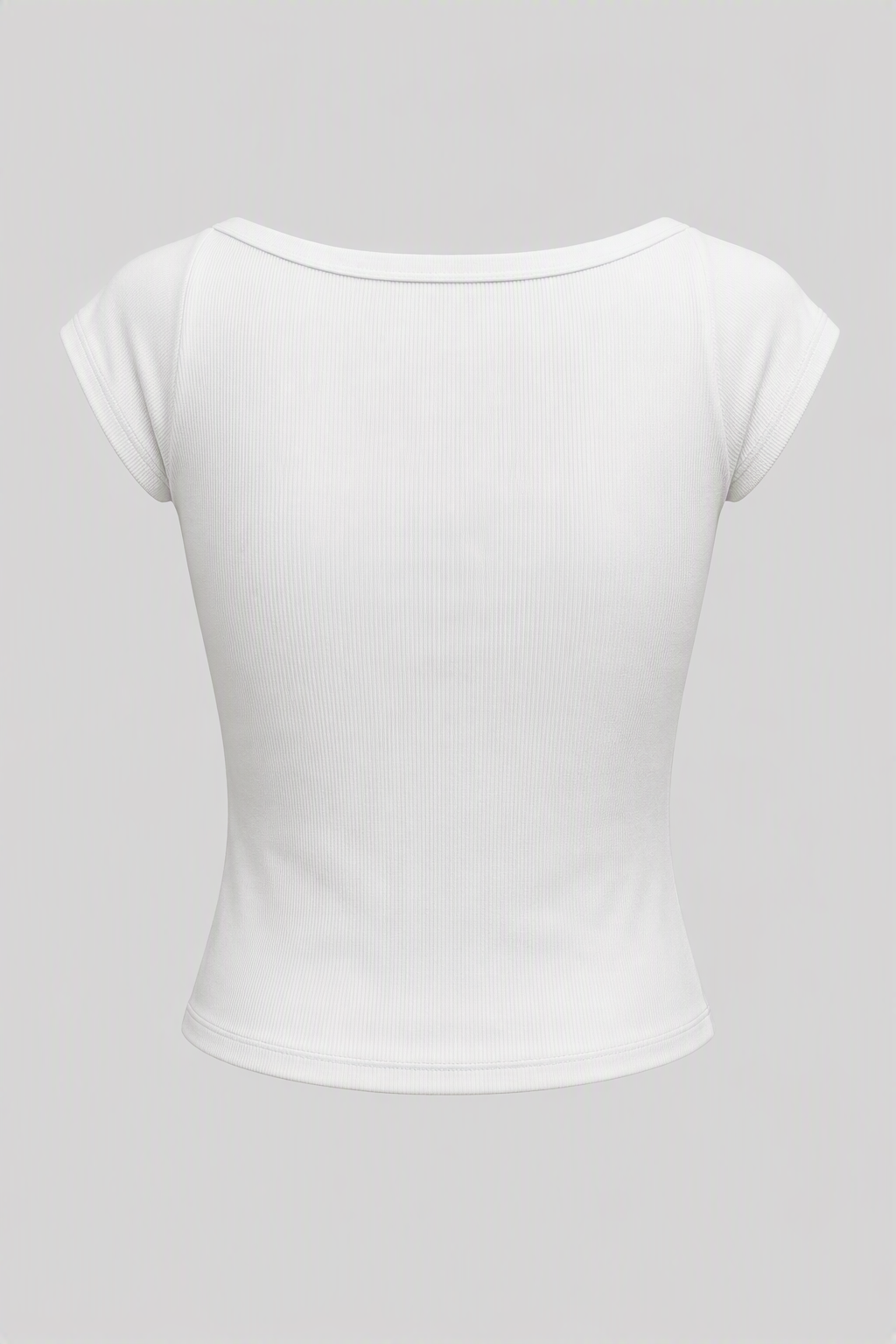 Stylish Off The Shoulder Ribbed Crop Top
